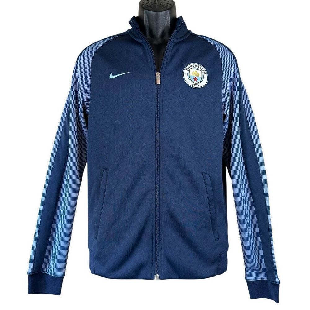 Nike Manchester City Track Jacket Navy Size Small
